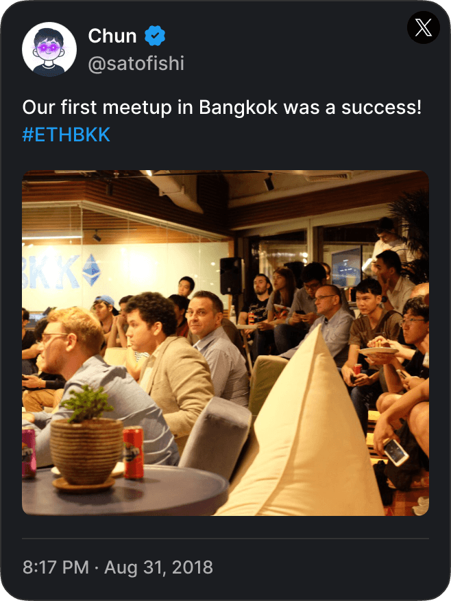 stakefish organized early community events as it transitioned to PoS.